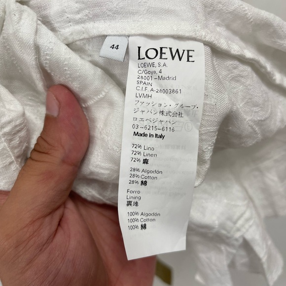 LOEWE Broderie Anglaise Ruffle Camisole In White, Runway, size M (8US) NWT - Picture 8 of 8